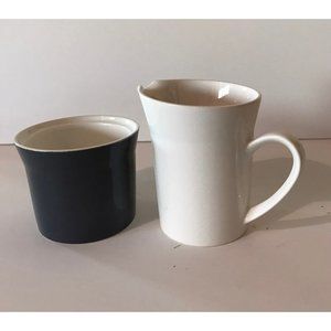 Vintage Mid Century Crown Lynn Sugar and Creamer 6032 Made in New Zealand MidMod